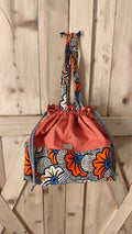 Maxi sac pochon terracotta Mlle Karapas