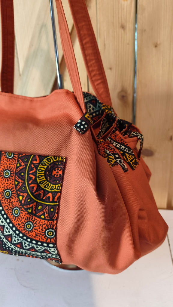 Sac "KOTOKU "  Terracotta Mlle Karapas
