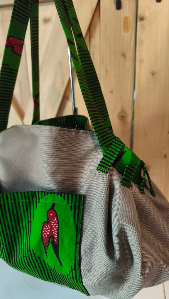 Sac "KOTOKU " hirondelle verte Mlle Karapas