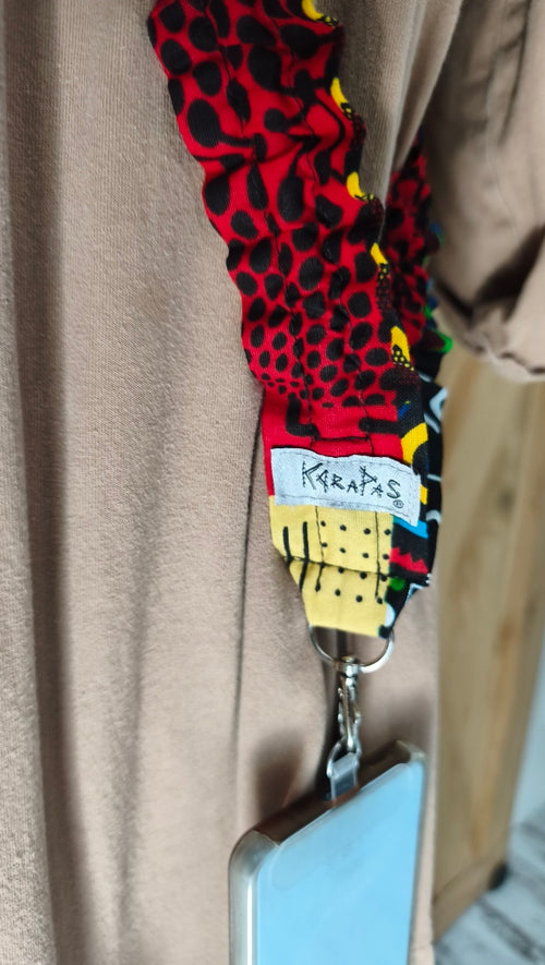 Cordon portable wax ton multicolores Mlle Karapas
